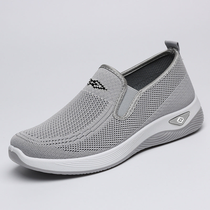 Dame Casual Slip-On Sneakers med åndbart strikdesign Stilla
