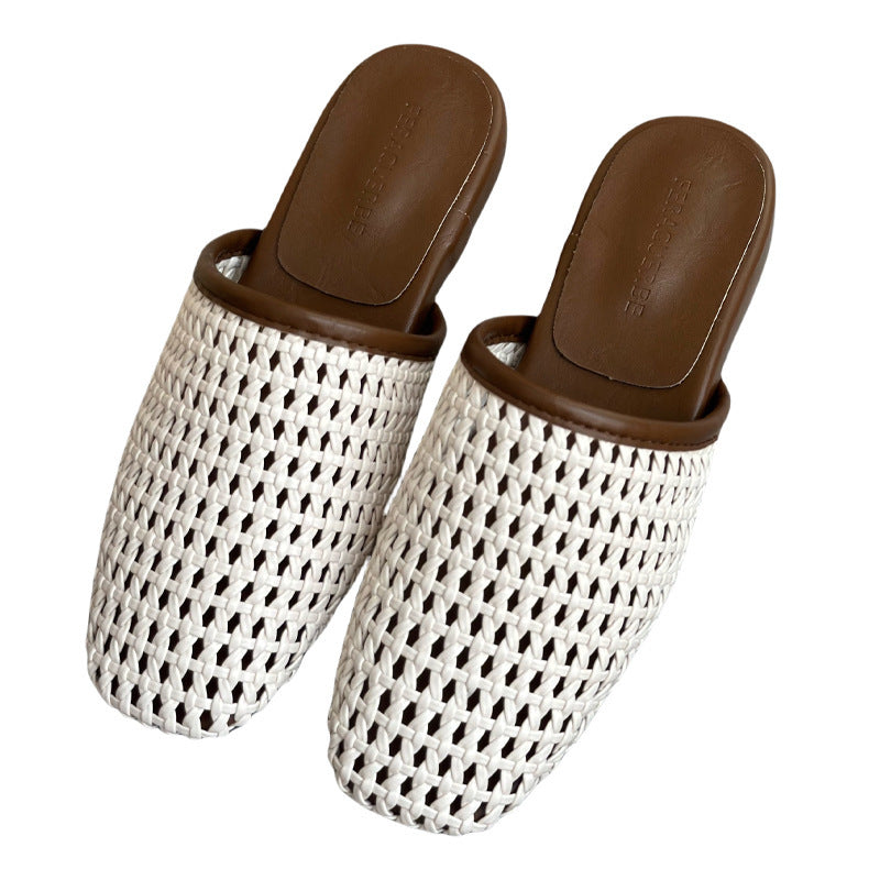 Damer Woven Slide Mules Stilla