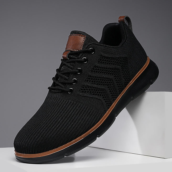 Herre alsidige åndbare strik-sneakers med ortopædisk støtte Stilla