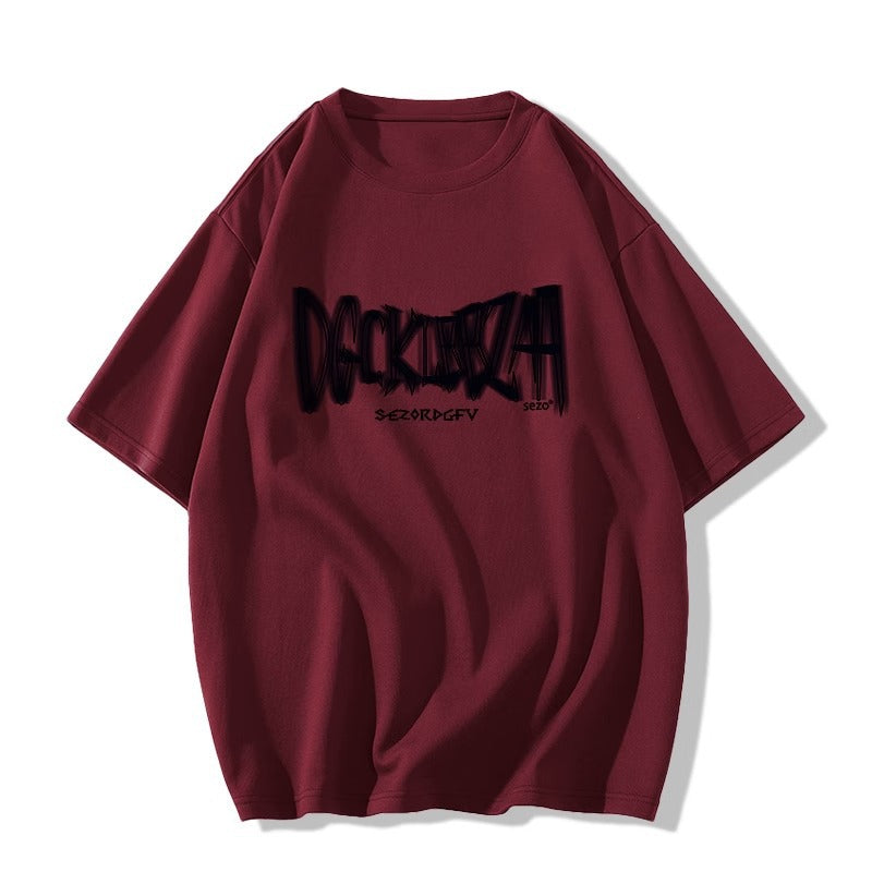 Dame Casual Oversize Grafik T-Shirt Stilla