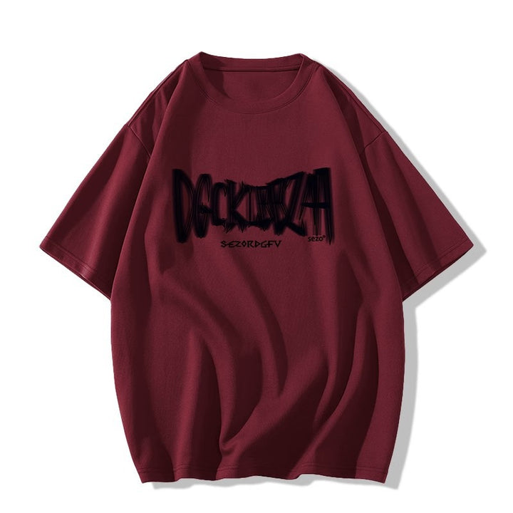 Dame Casual Oversize Grafik T-Shirt Stilla