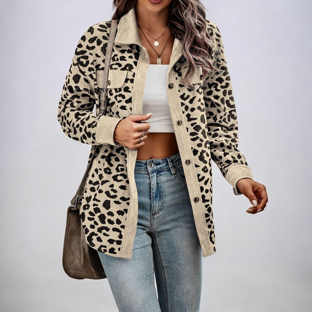 Stilla | Elegant Leopardjakke