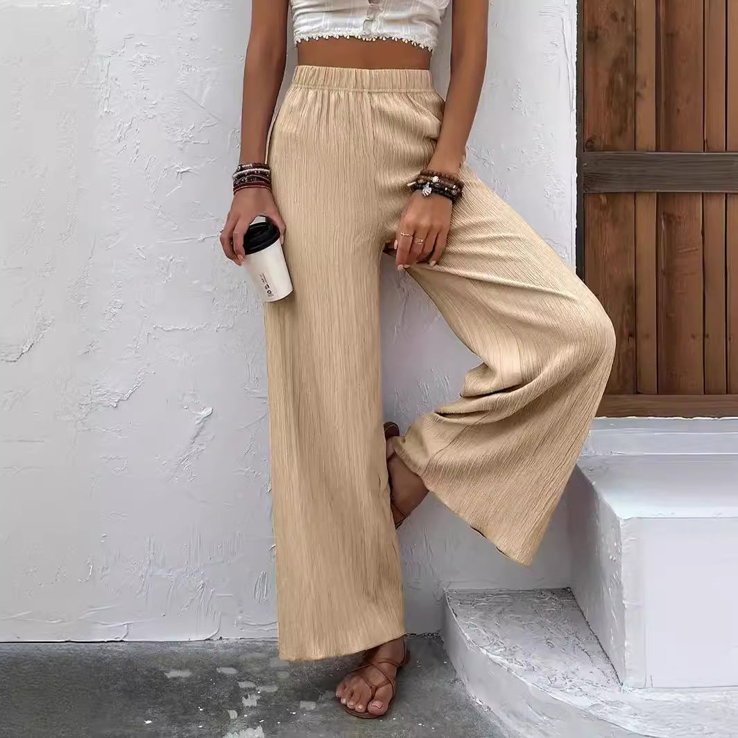 Dame Høj talje Plisseret Sommerbukser Stilla