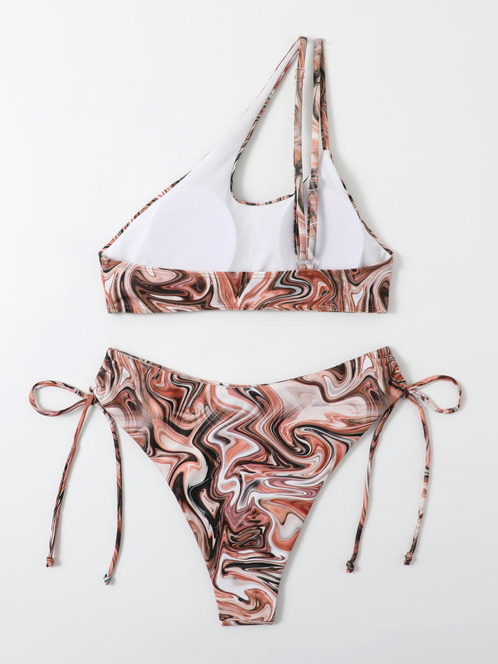 Dame Asymmetrisk Design Bikini Sæt Stilla