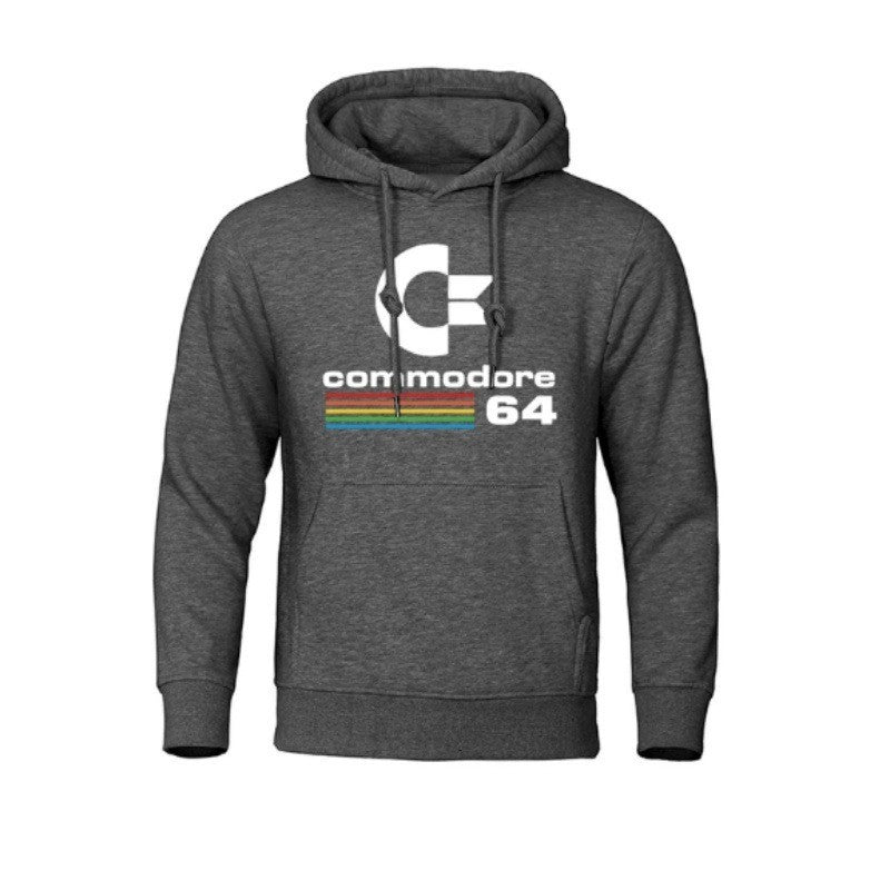 Kvinders hoodie med retro computer motiv Skovae