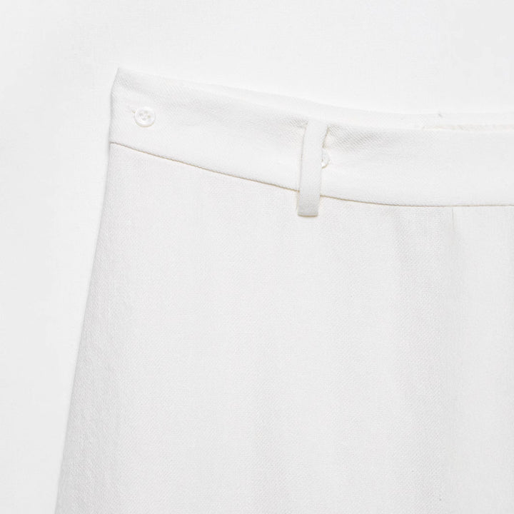 Femme asymmetrisk indviklet midi-nederdel Stilla