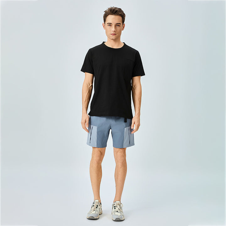 Herrer Sporty T-shirt med praktisk brystlomme Stilla