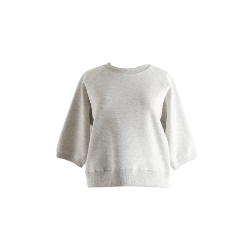 Dame casual sweatshirt med 3/4 ærmer Stilla