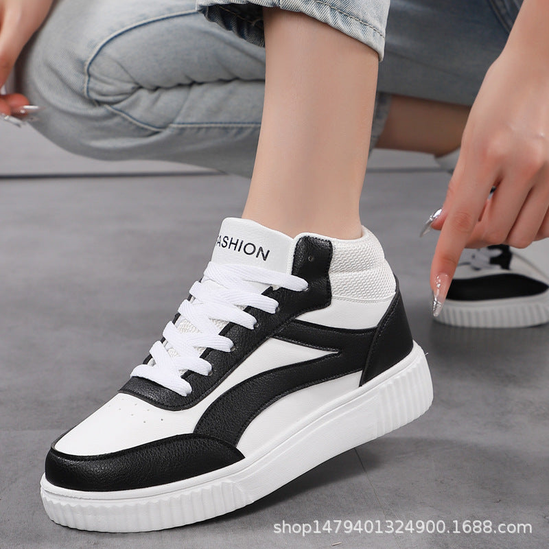 Herren High-Top-Fashion-Sneaker med polstret støtte Stilla