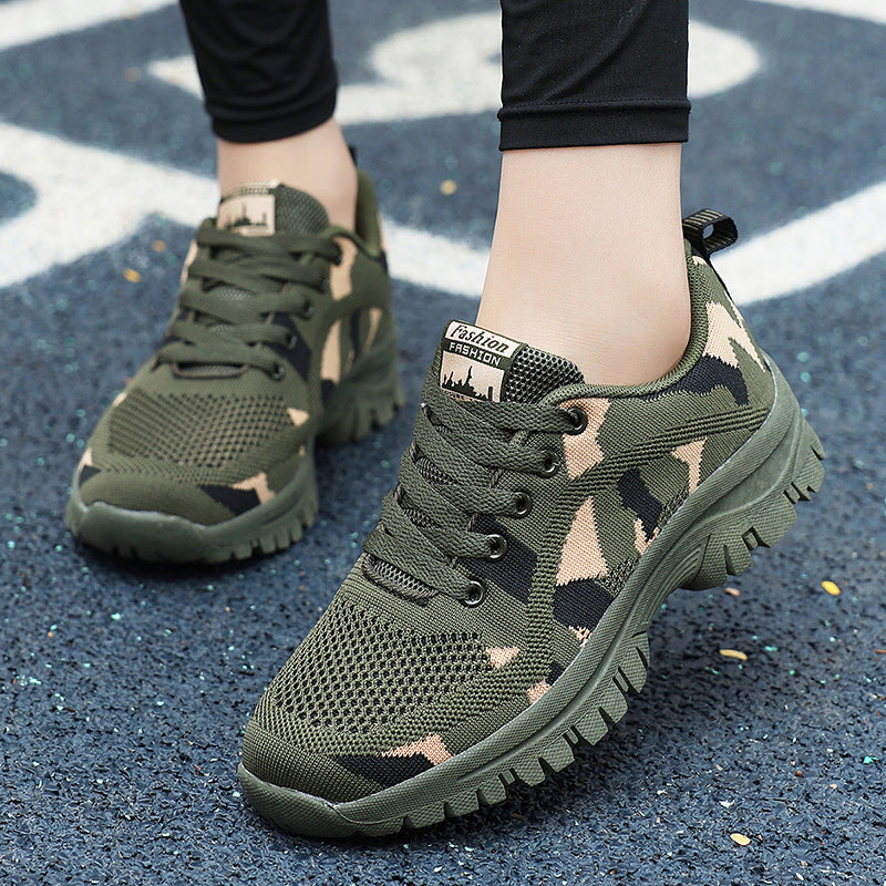 Herrer Camo Mesh Løbesko Stilla