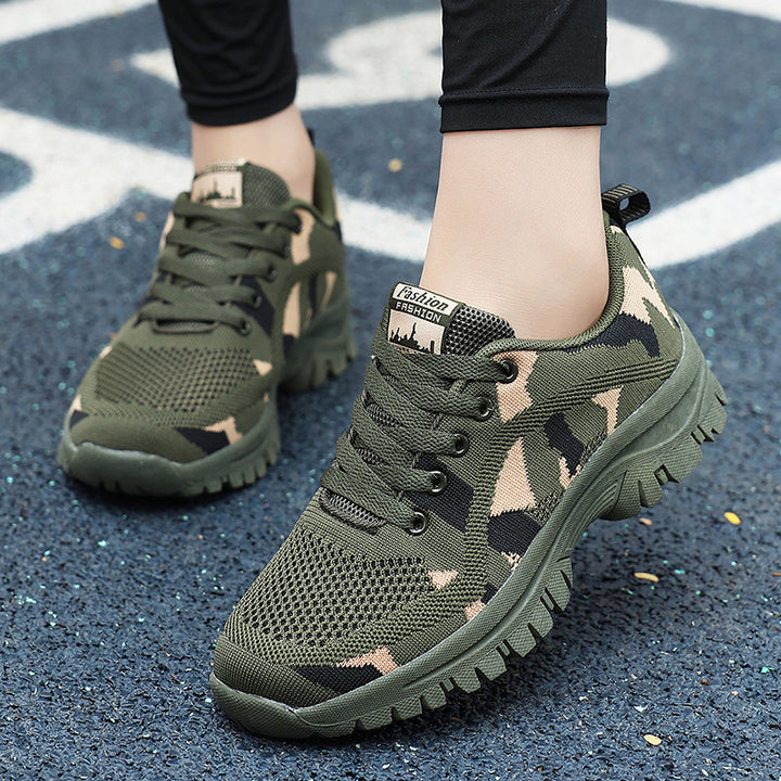 Herrer Camo Mesh Løbesko Stilla
