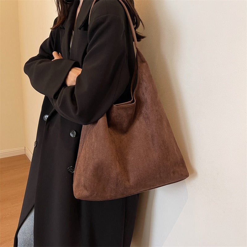 Femme Suede Skuldertaske Stilla