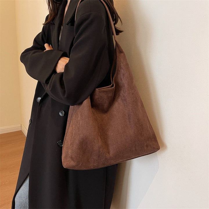Femme Suede Skuldertaske Stilla
