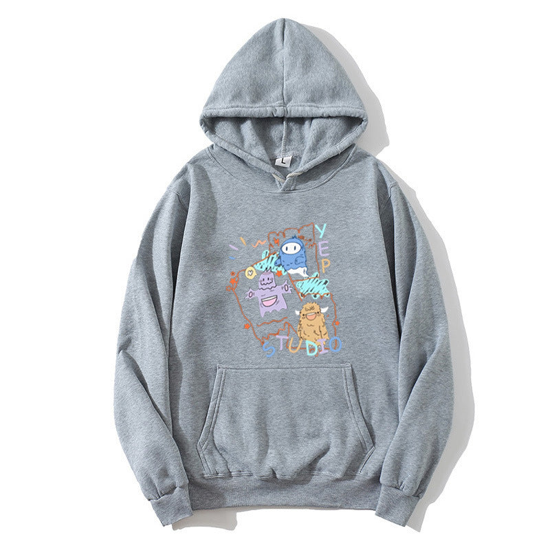 Kvinders hoodie med legende tegneserie design Skovae