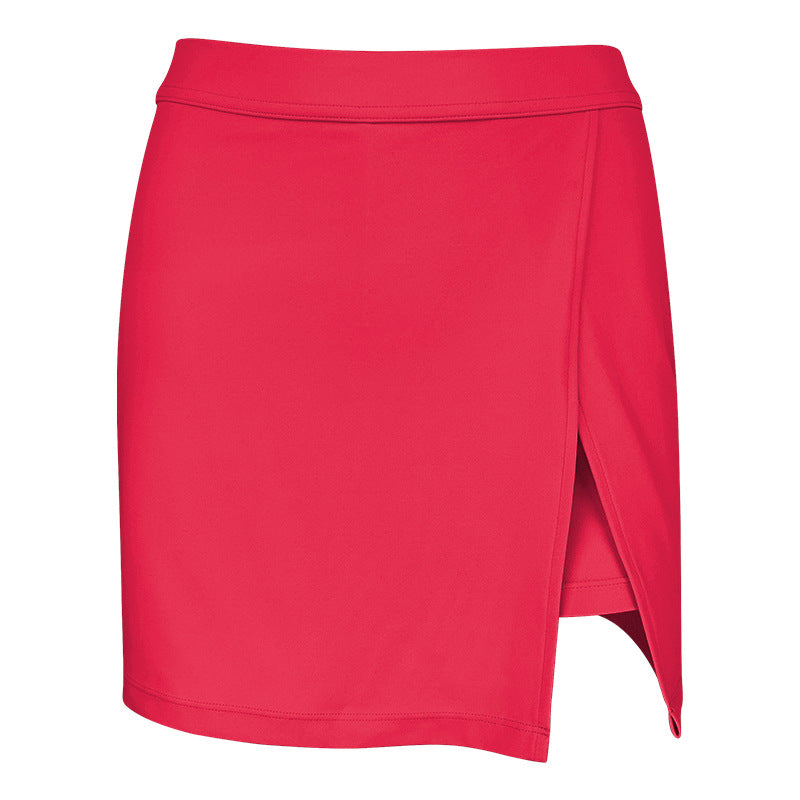 Dame Sporty Wrap Skirt i åndbart materiale med sidelæg Stilla