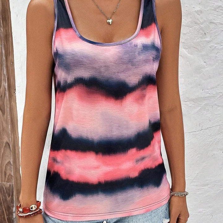 Dame Sommer Batik Tanktop Stilla