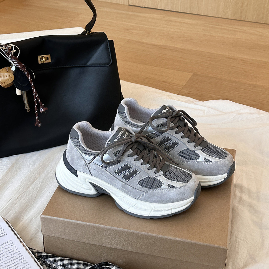 Femme åndbare retro-inspirerede platform-sneakers Stilla