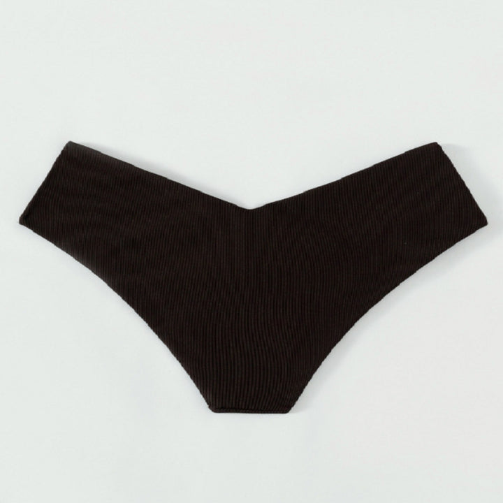 Dame højt skåret bikiniunderdel med V-formet design Stilla
