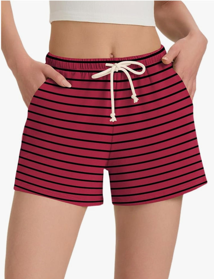Dame stribede Comfort Fit svømshorts Stilla