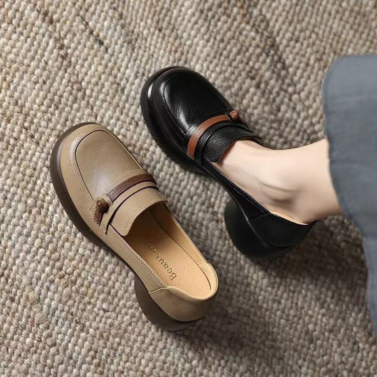 Dame elegante clogs med stilfuldt remdetalje og komfortabel blokhælhæl Stilla