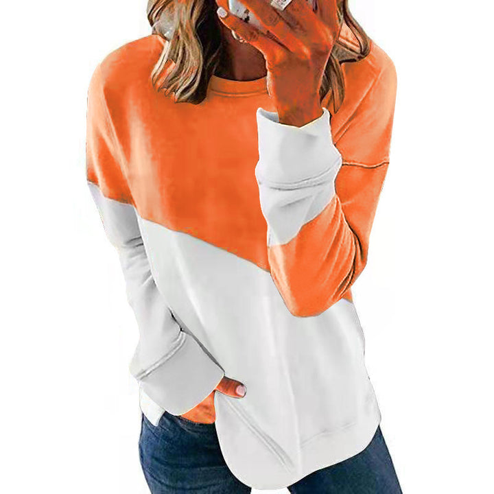 Damer Sweatshirt med moderne farveblok-design Stilla