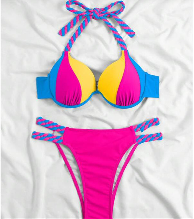 Femme Farverigt Bikini-Sæt Stilla
