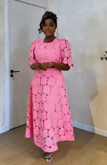 Dame Elegant spids-outfit med kort top og lang nederdel Stilla