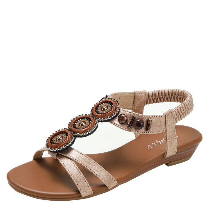 Dame Farverige Ethno Sandaler Stilla