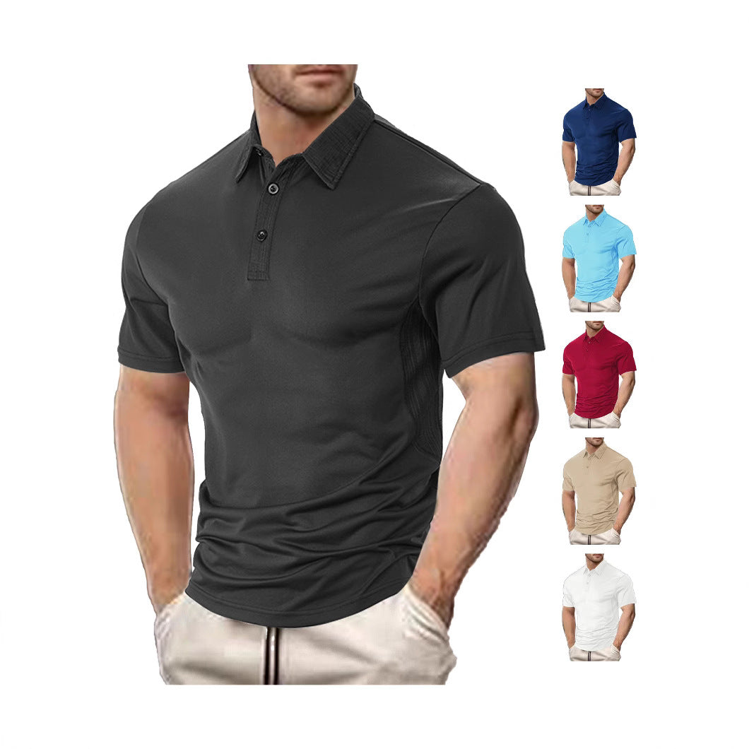 Herrer Polo-Shirt med fugtregulerende teknologi og moderne krave Stilla