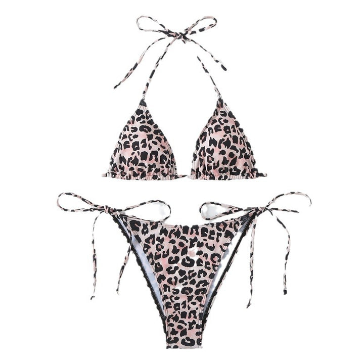 Dame Triangle Top og højt skåret Bottom Bikini Sæt Stilla 1750839642