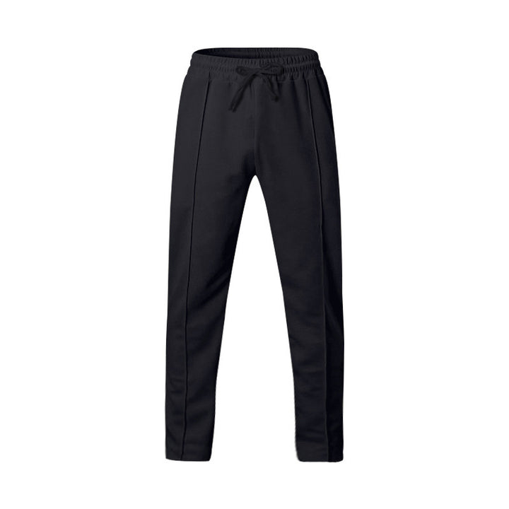 Herrer nan sporty joggingbukser med elastisk talje og forreste midtersøm Skovae