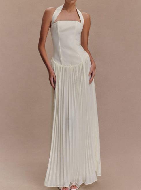 Kvindernes elegante maxi kjole med chic stropdesign Stilla