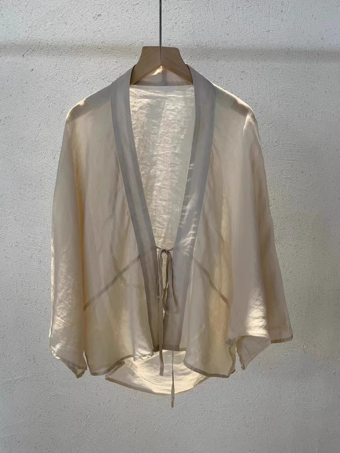 Femme Let Gennemsigtig Wrap Jakke Stilla