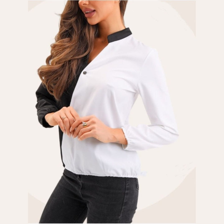 Dame Mode Bluse med asymmetrisk snit Stilla