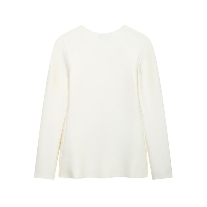 Dame Casual Vinklet Blazer med Statement-Knapdetalje Stilla