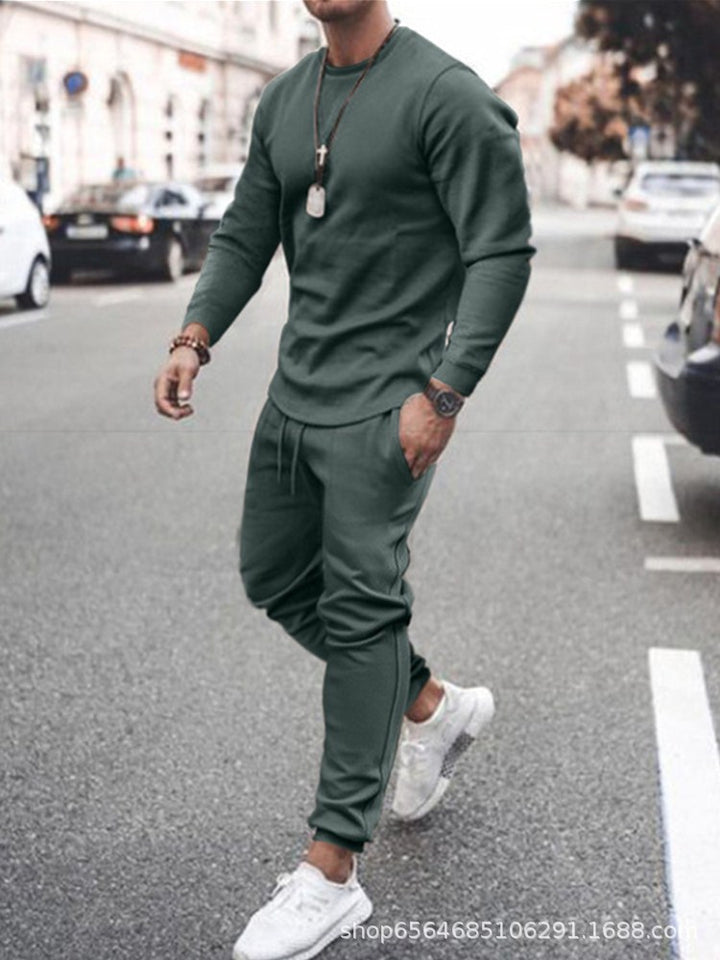 Herrer Sporty Lounge-joggingdragt med afslappet snit og fleksibel bund Stilla