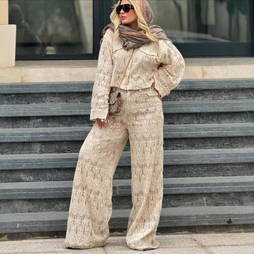Dame trykbestandig spidse jumpsuit Stilla
