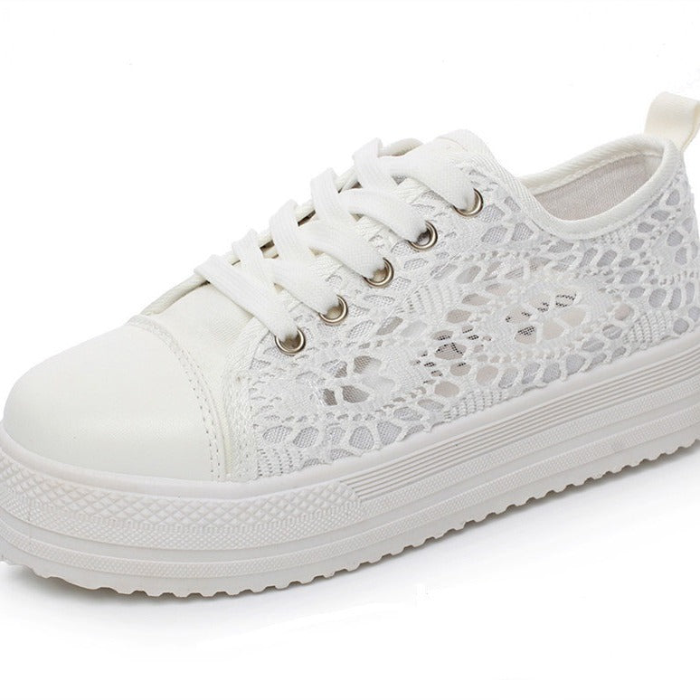 Dame modische sneakers i romantisk spidse design Stilla