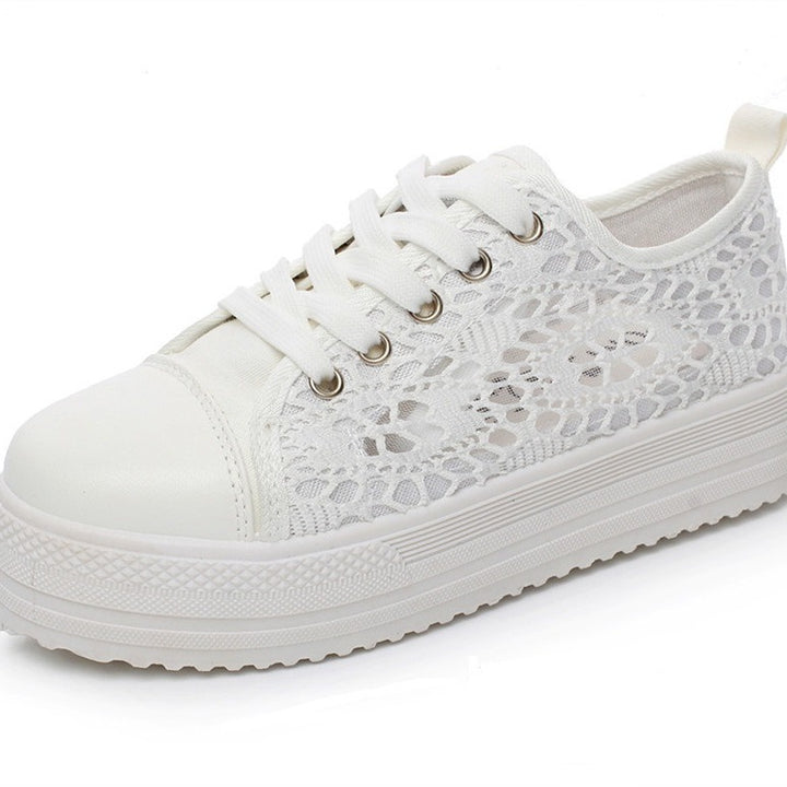 Dame modische sneakers i romantisk spidse design Stilla