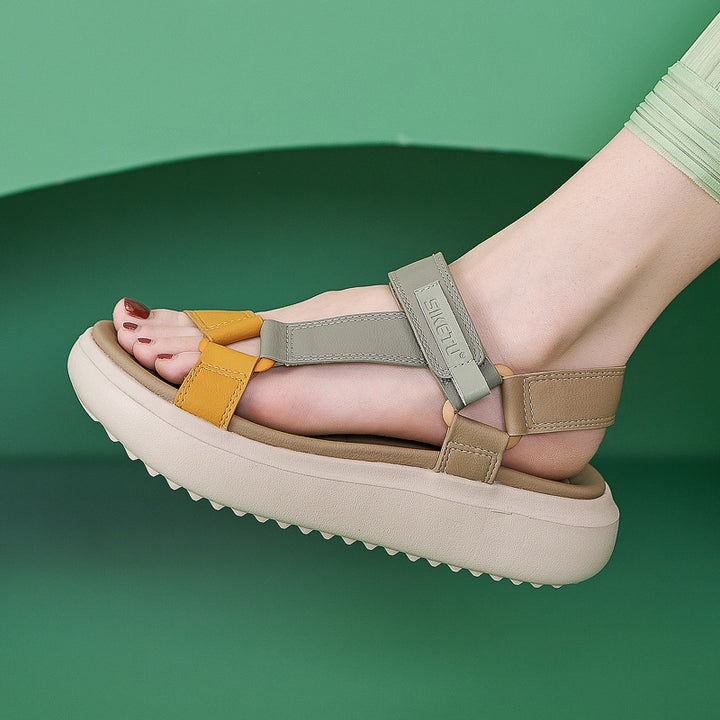 Dame mode sandaler med justerbare remme og dæmpende sål Stilla
