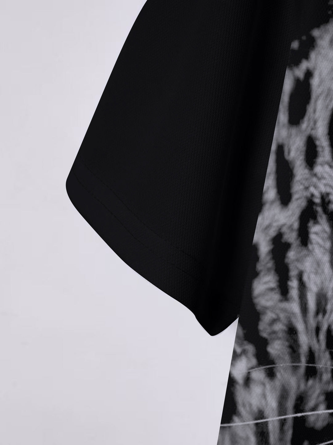 Herren Poloshirt med kunstnerisk leopardmotiv og kvalitets stretchstof Stilla