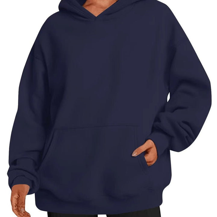 Kvinders oversized hoodie med praktiske kængurulommer og blød indvendig foring Skovae