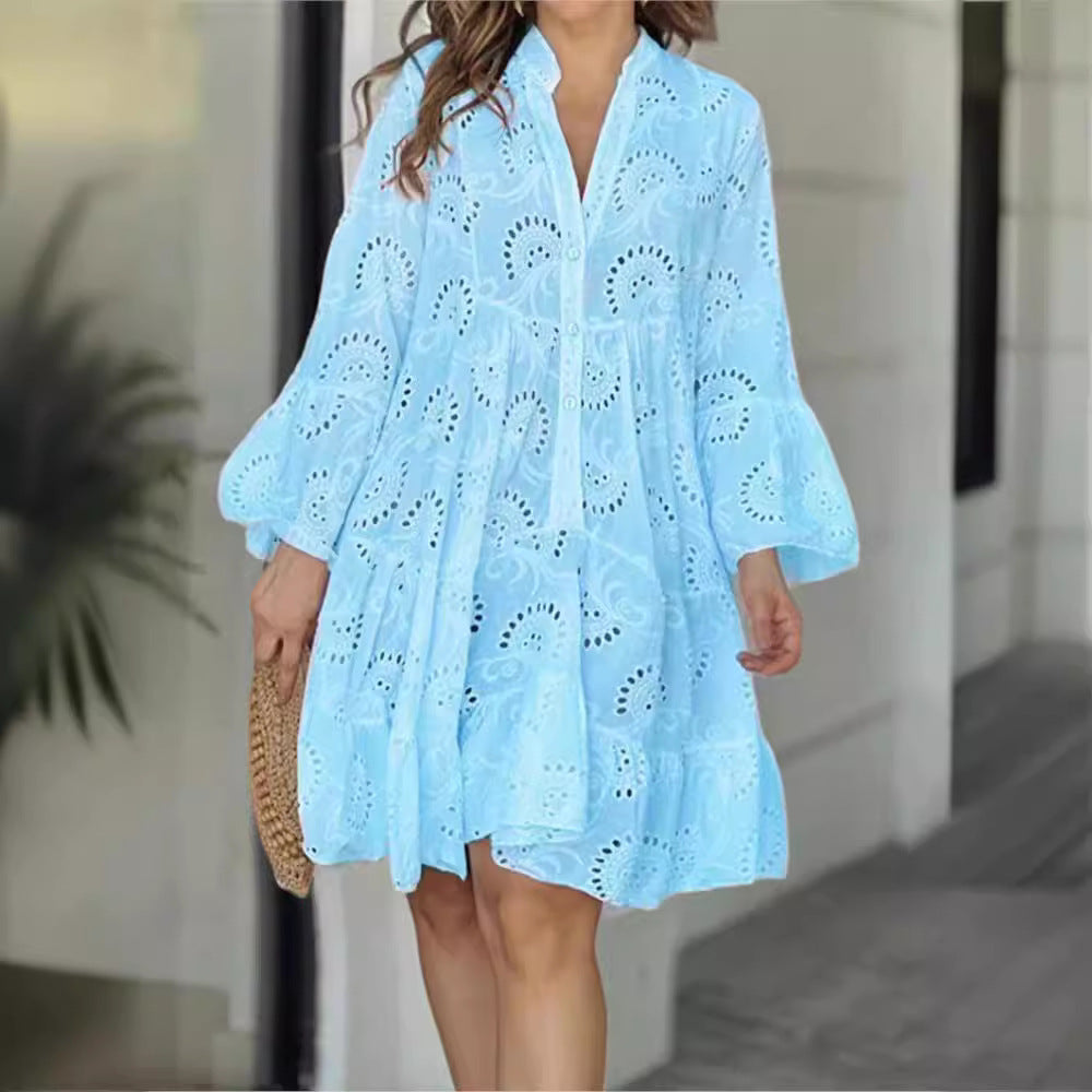 Dame Flydende Bohemian Sommerkjole Stilla