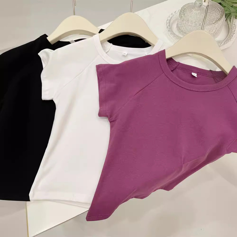 Femme Cropped Relaxed Fit Sport T-Shirt Stilla
