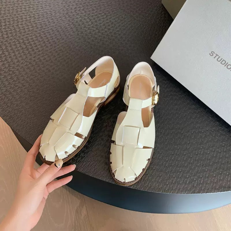 Dame elegante lukkede Slingback sandaler Stilla
