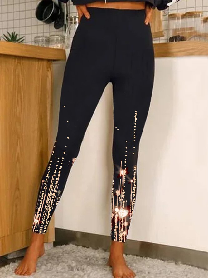 Stilla | Casual Print Modevenlige Yoga Bukser