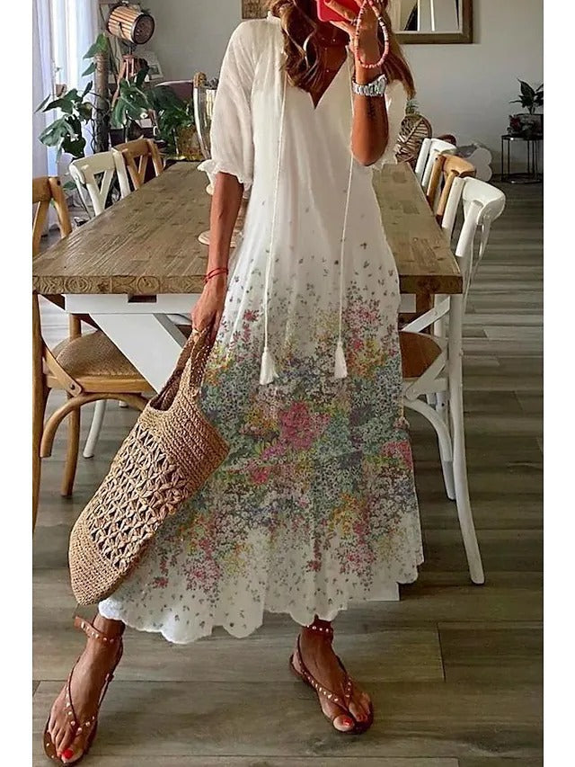 Stilla | Elegant Lang Sommerkjole