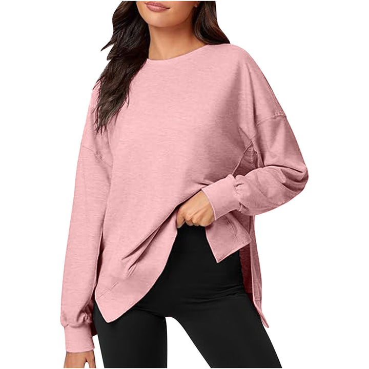 Dame afslappet sweatshirt med moderne snit Stilla