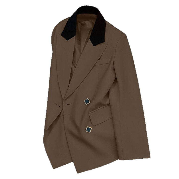 Kvinders elegante og moderne dobbeltradet blazer Stilla