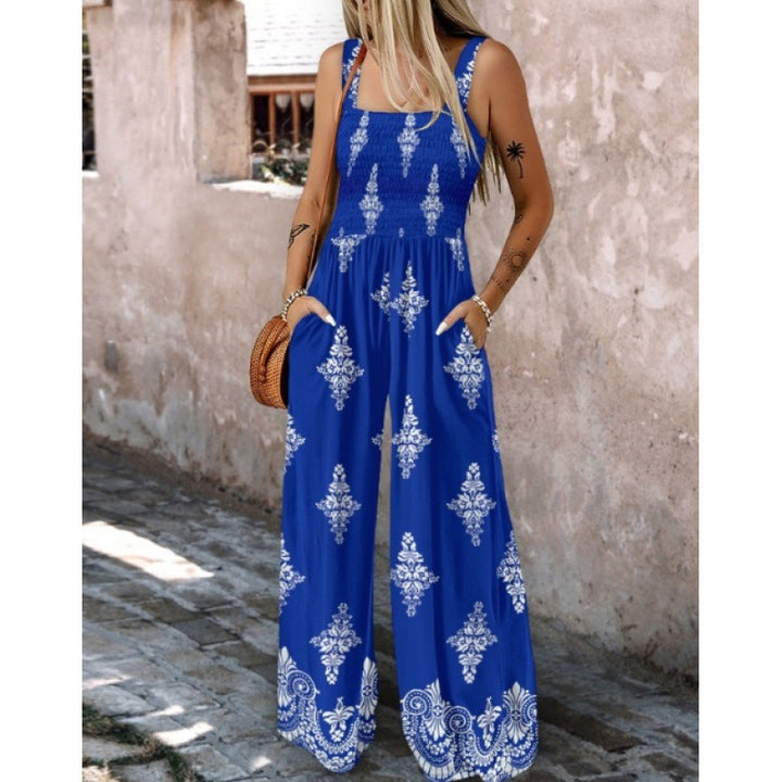 Kvinder Bohemian Bredbenet Overall Stilla
